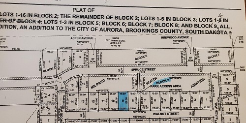 L9, B2 Milparc North Addition, Aurora, SD 57002