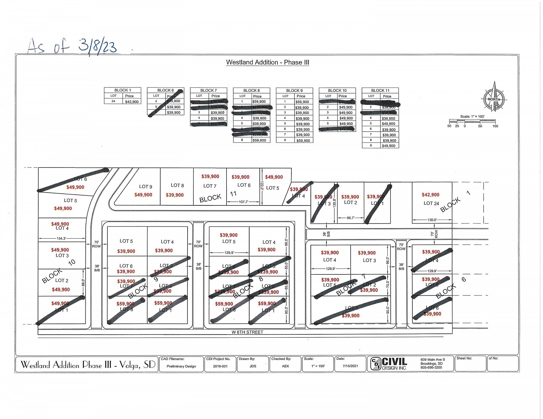 Lt 2 Bk 10 Westland Addition, Volga, SD 57071