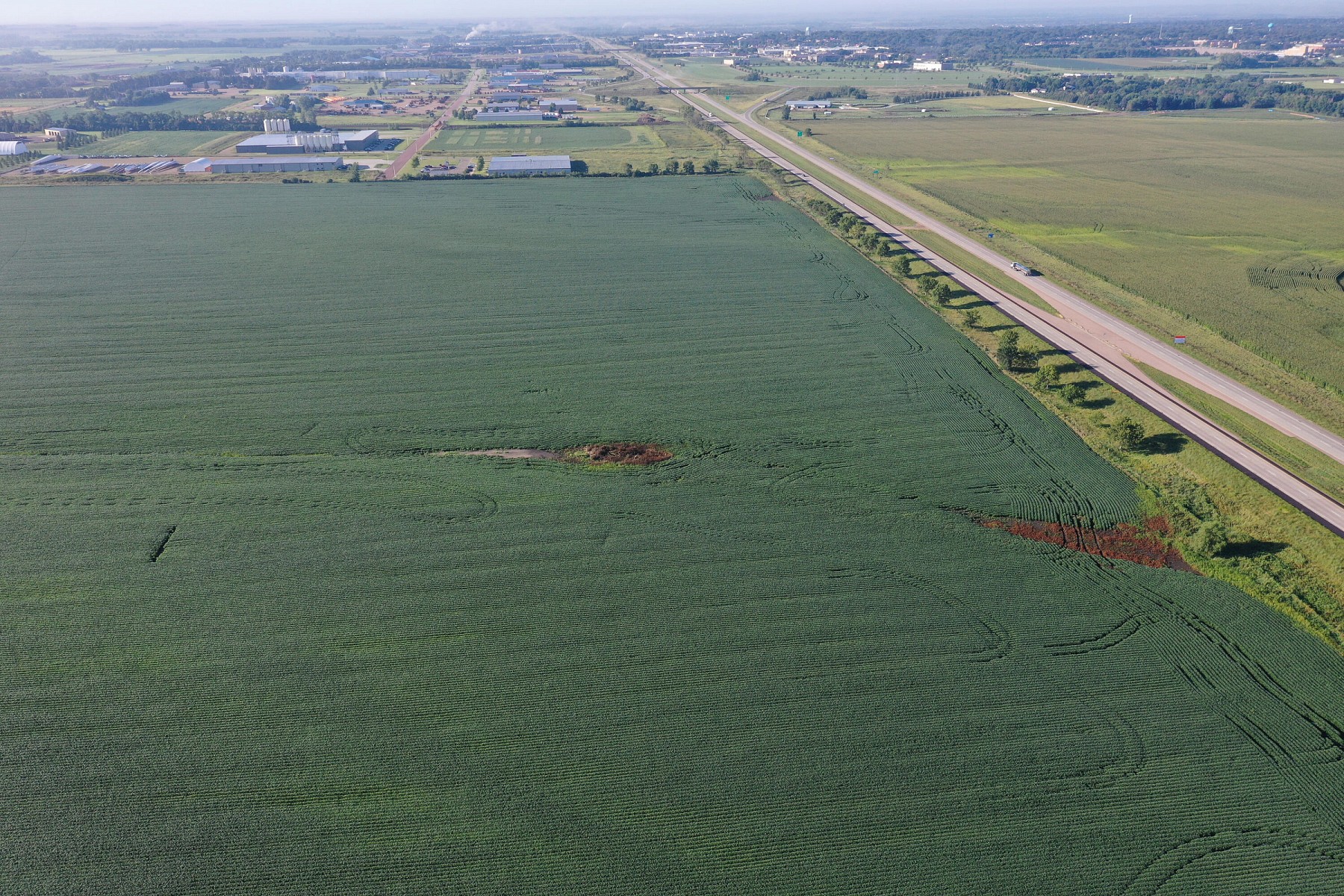 NE 1/4 Exc Sec 17 and 18-110-49, Brookings, SD 57006