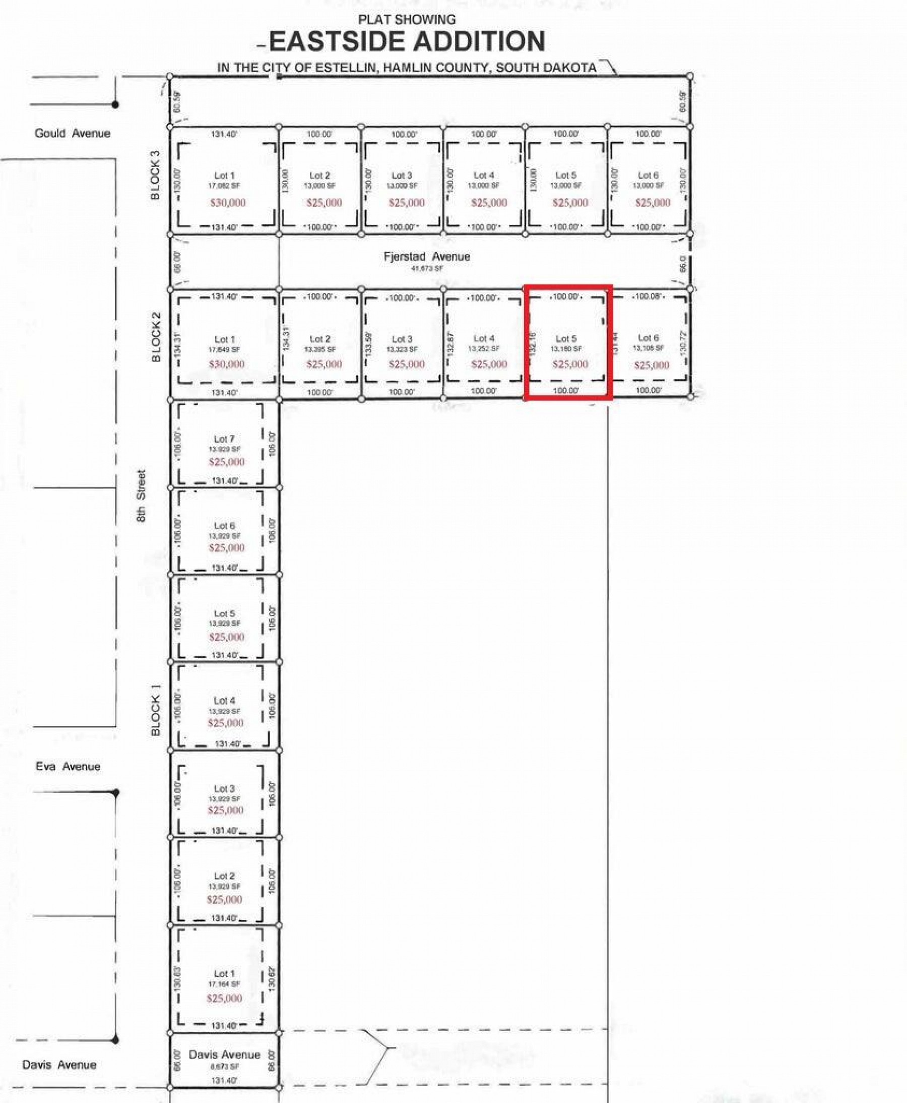 L5, B2 Gasper Eastside, Estelline, SD 57234
