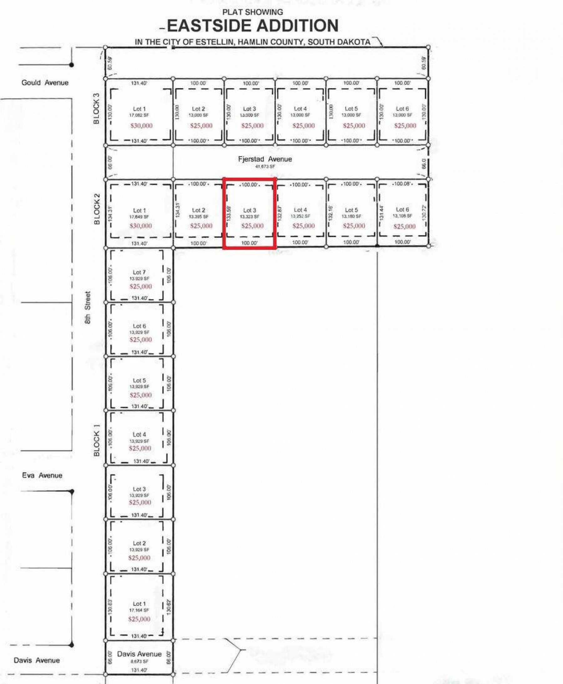 L3, B2 Gasper Eastside, Estelline, SD 57234