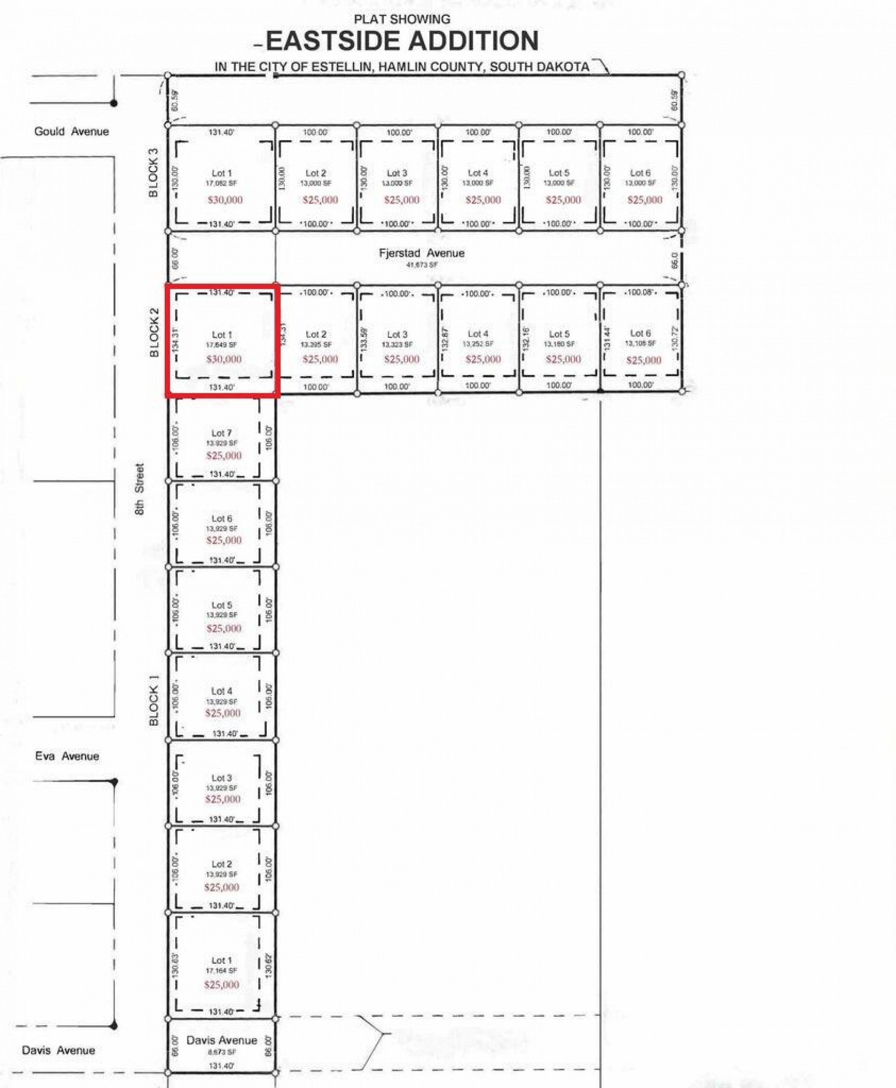 L1, B2 Gasper Eastside, Estelline, SD 57234