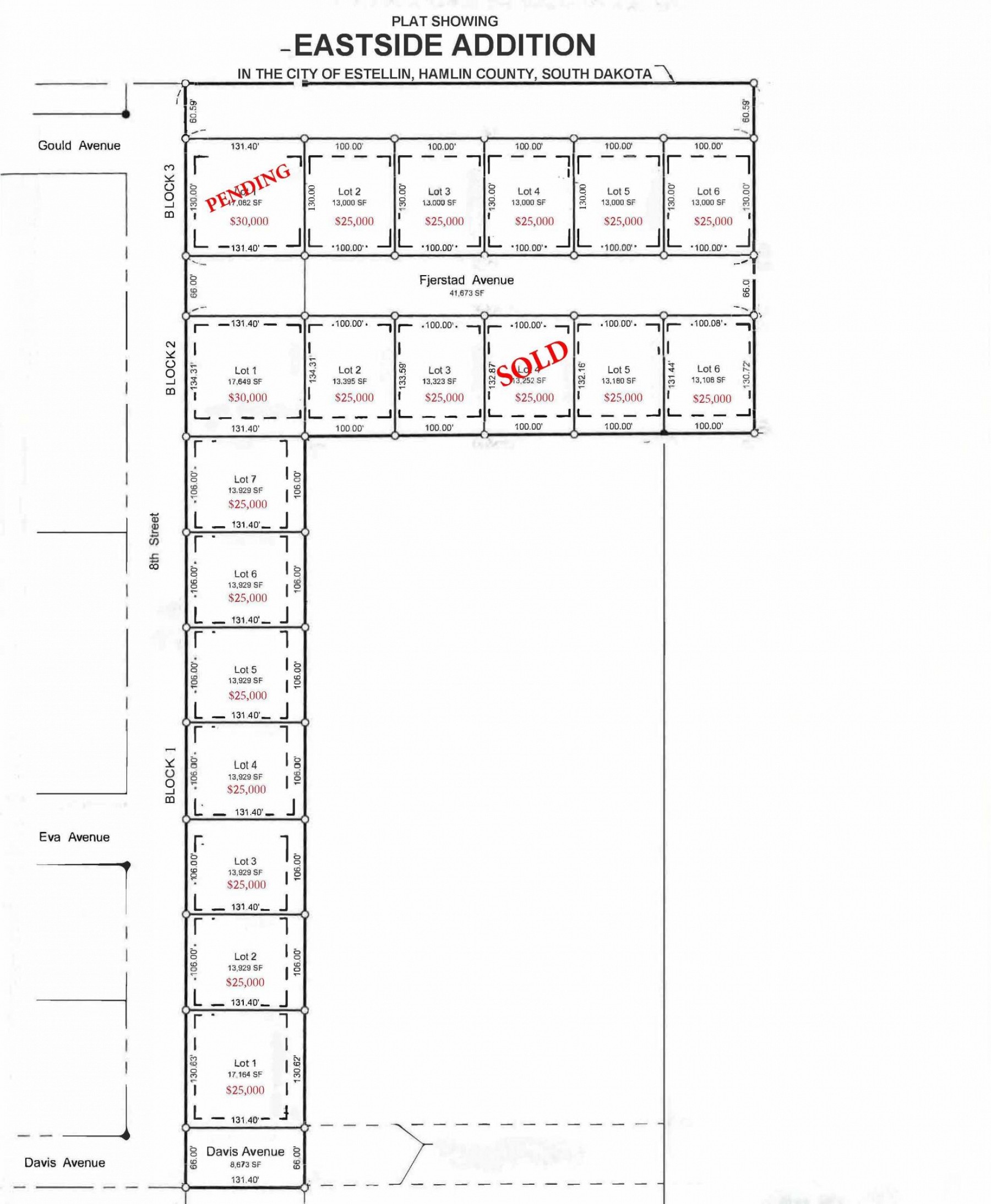 L6, B1 Gasper Eastside, Estelline, SD 57234