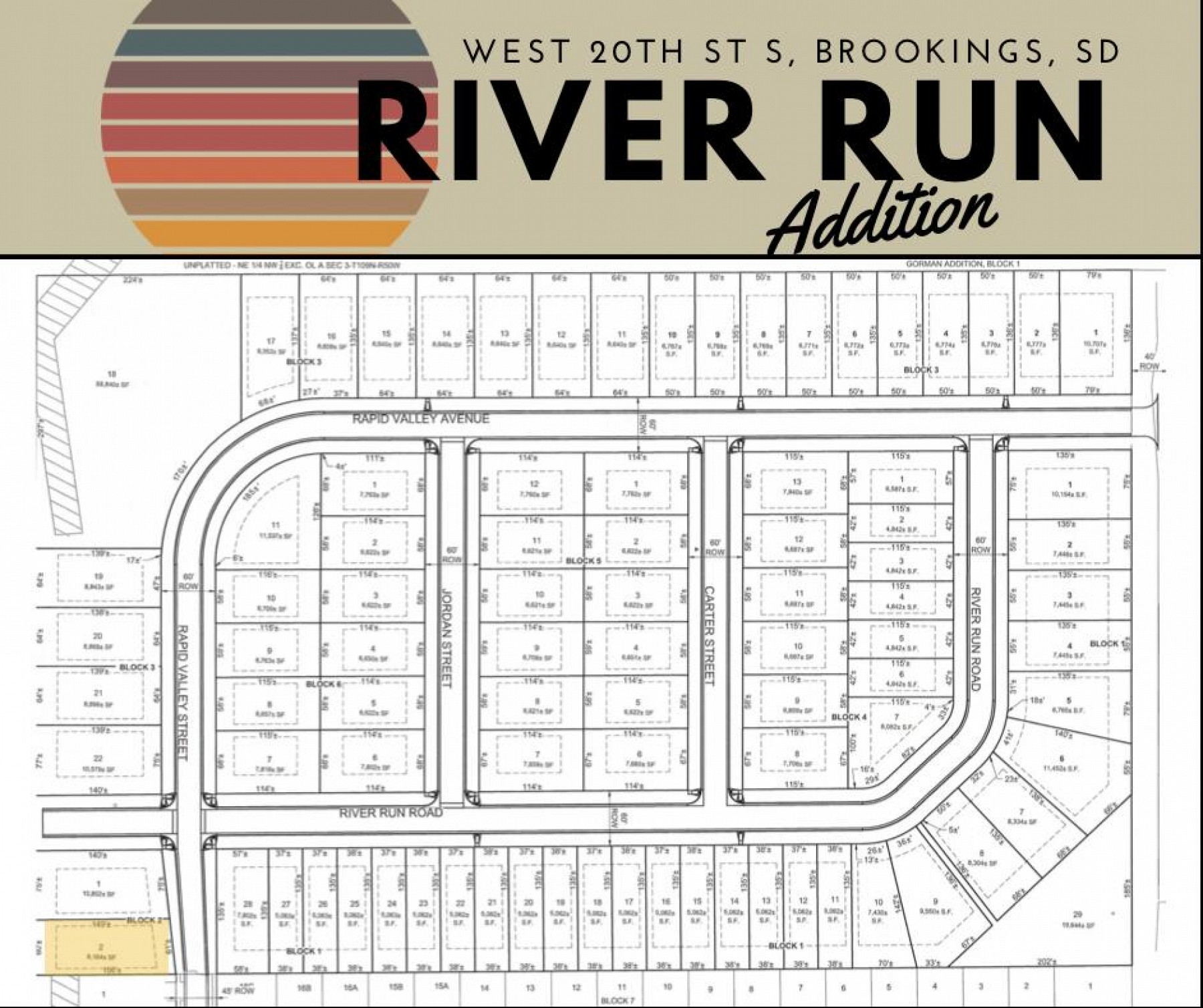 L2 B2 River Run Addition, Brookings, SD 57006
