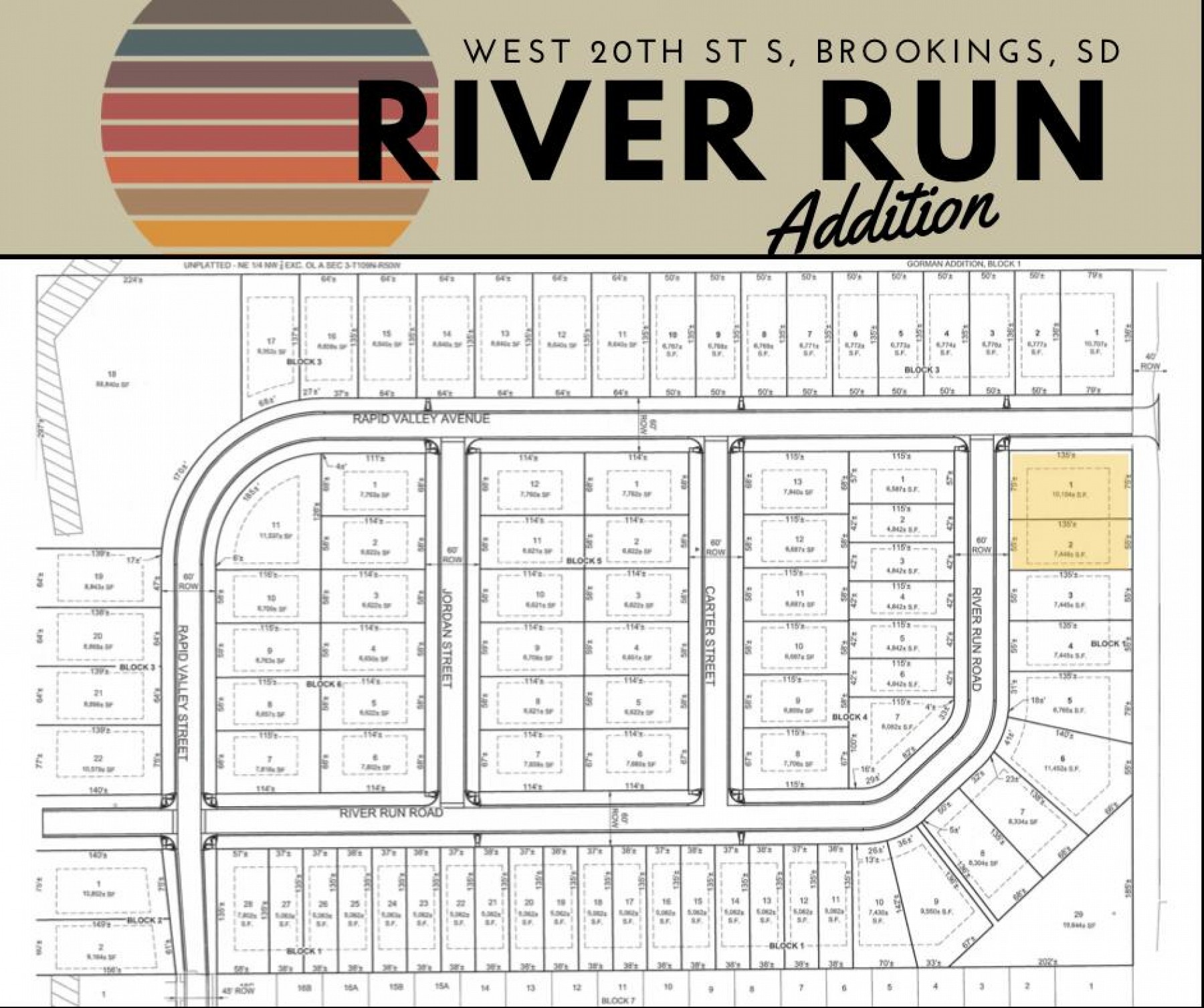 L1&2, B1 River Run Addition, Brookings, SD 57006