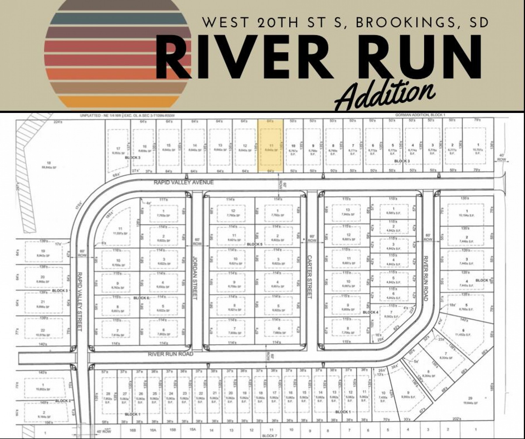L 11 B3 River Run Addition, Brookings, SD 57006