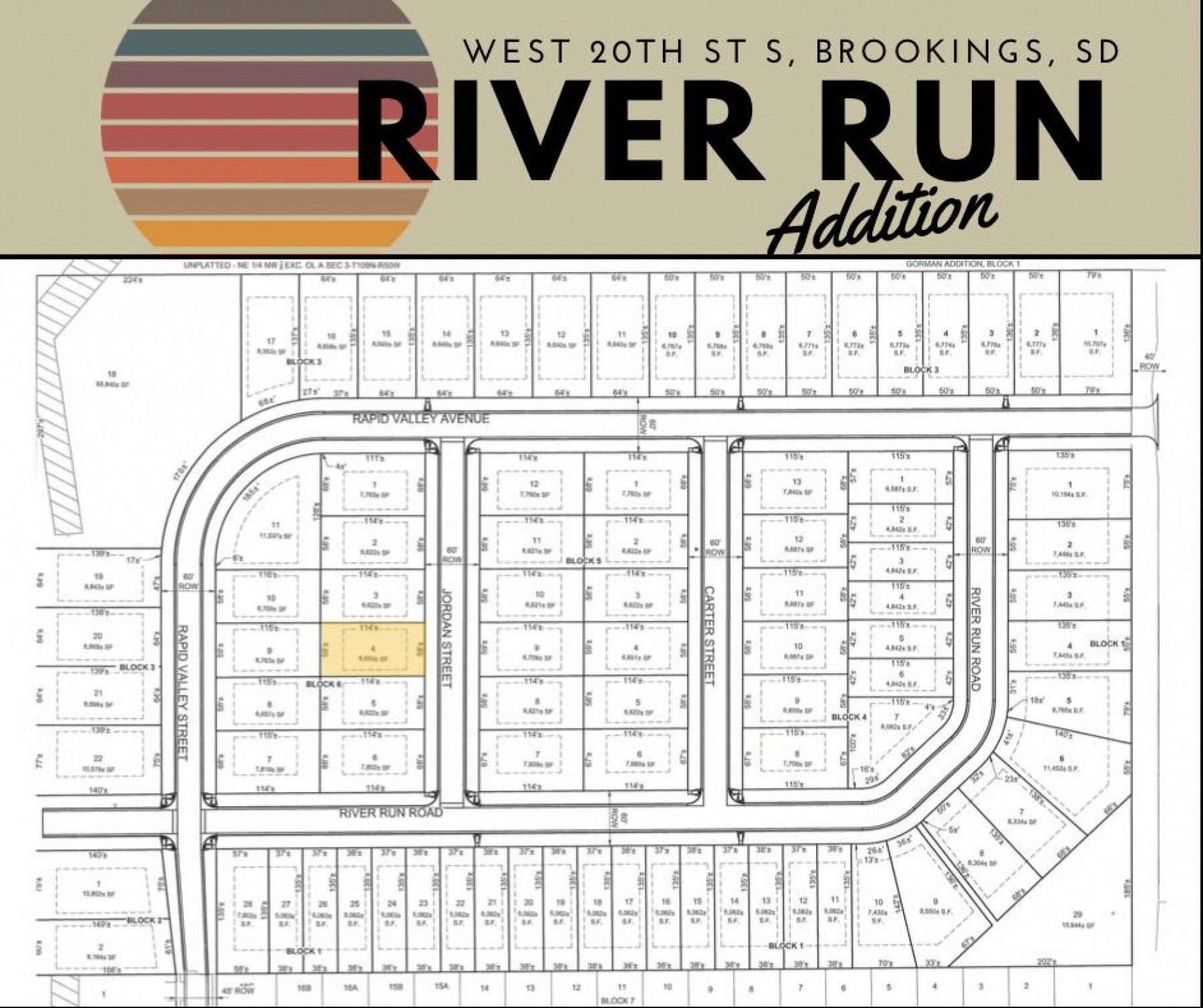 L4 B6 River Run Addition, Brookings, SD 57006